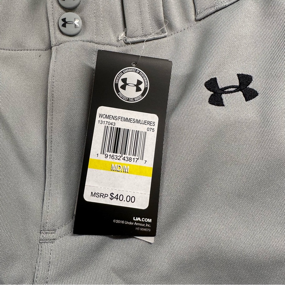 Under Armour Strikezone 1317043 Women's Cropped Fastpitch Softball Pant - Picture 5 of 6